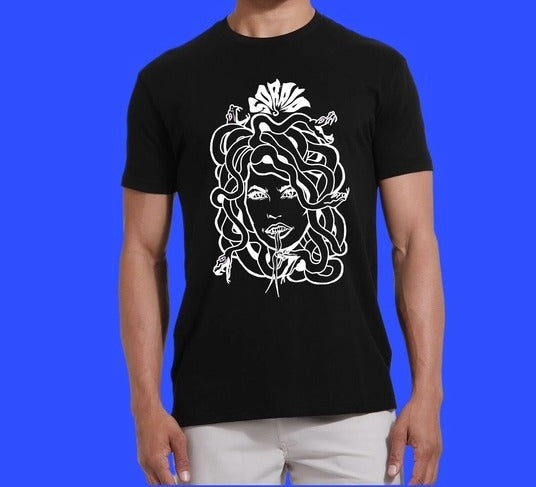 PREORDER: Fierce Zoudusa (White Ink On BlackTee )