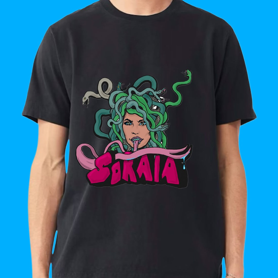 Fierce Zoudusa: Digital Print All Color T-Shirt