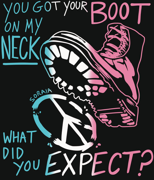 "So Holy" Tri-Color Peace Sign Tees: S, M, L, XL