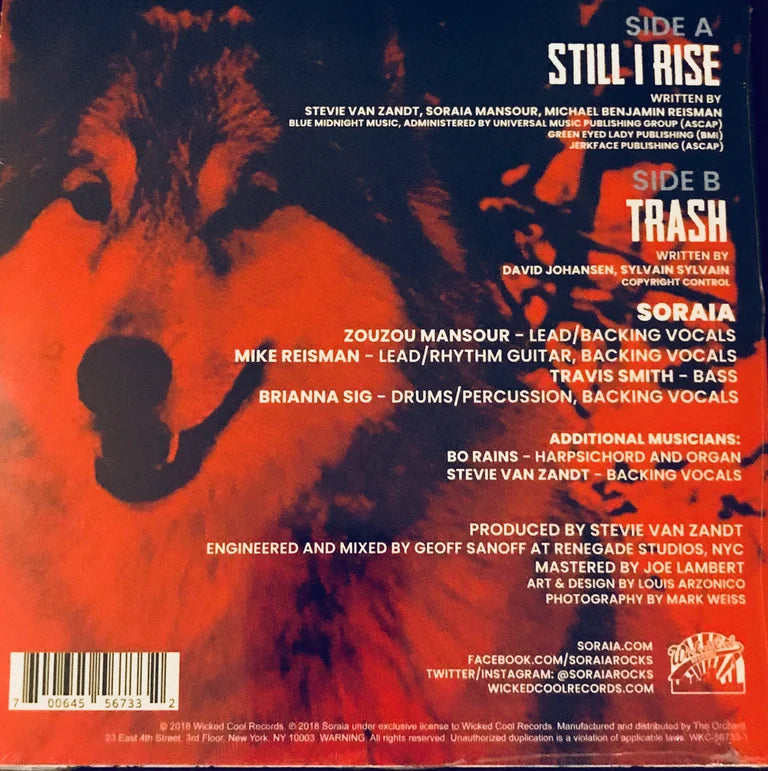 Still I Rise 7" white vinyl single