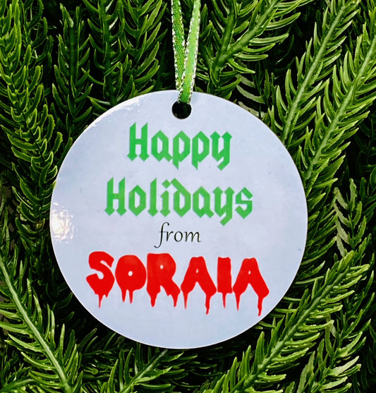 2025 Soraia Collectible Ornament Bundle: Vena Cava Cane Cat + Trampus *ON SALE*