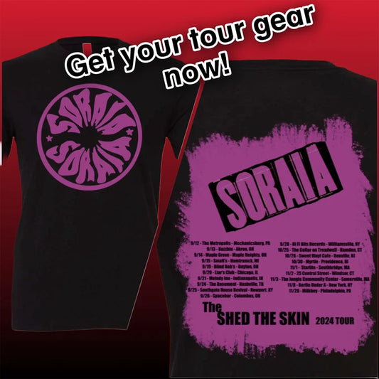 2024 "Shed The Skin" Vintage Logo + Dates Tour Tees